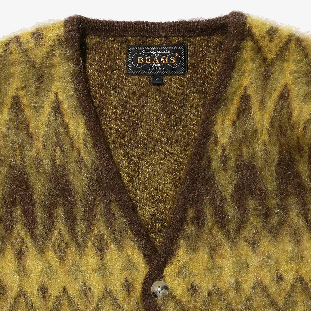 Cardigan Double Jacquard Chevron Pattern - Image 3