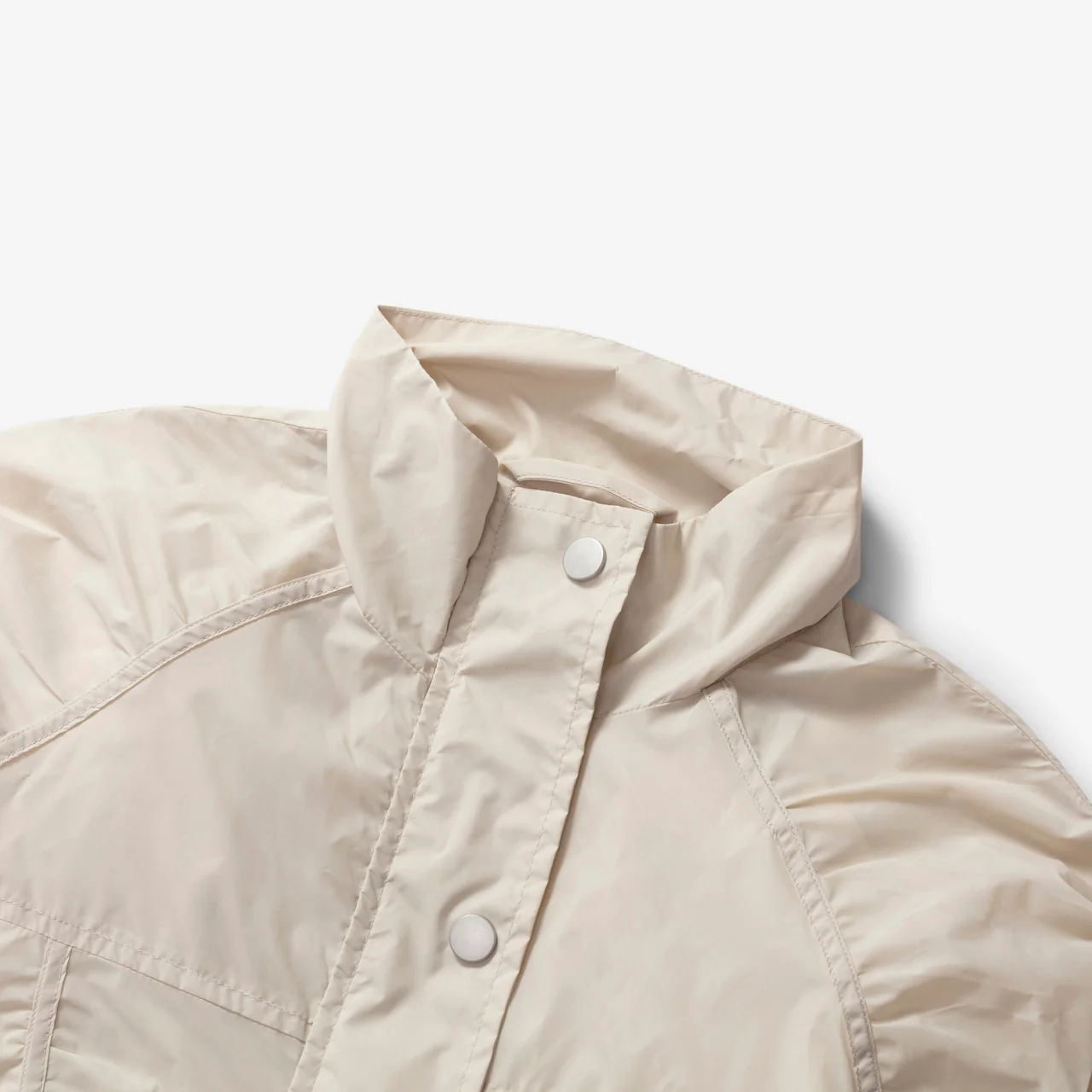 Wmns Nylon Windbreaker Midi Jacket - Image 6