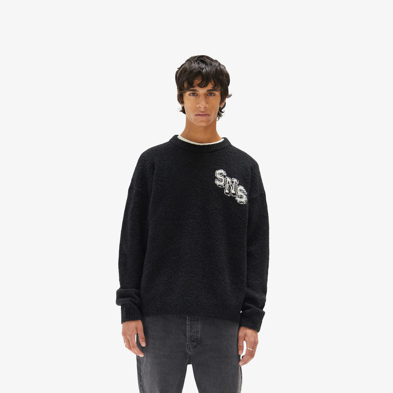 Boucle Knit Crewneck - Image 3