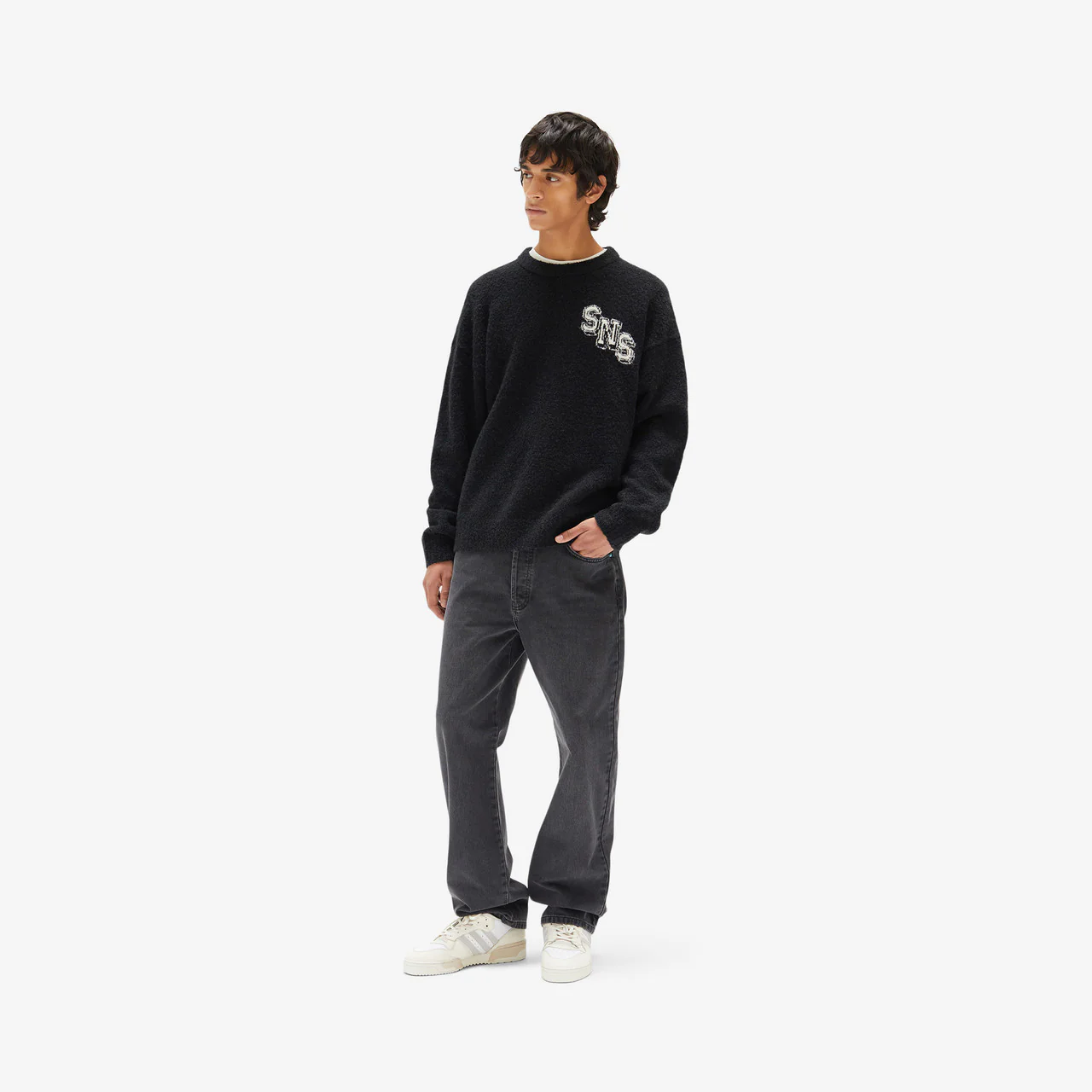 Boucle Knit Crewneck - Image 6
