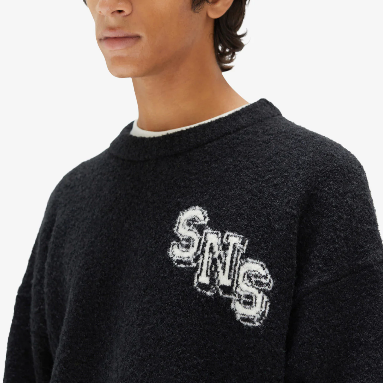 Boucle Knit Crewneck - Image 7