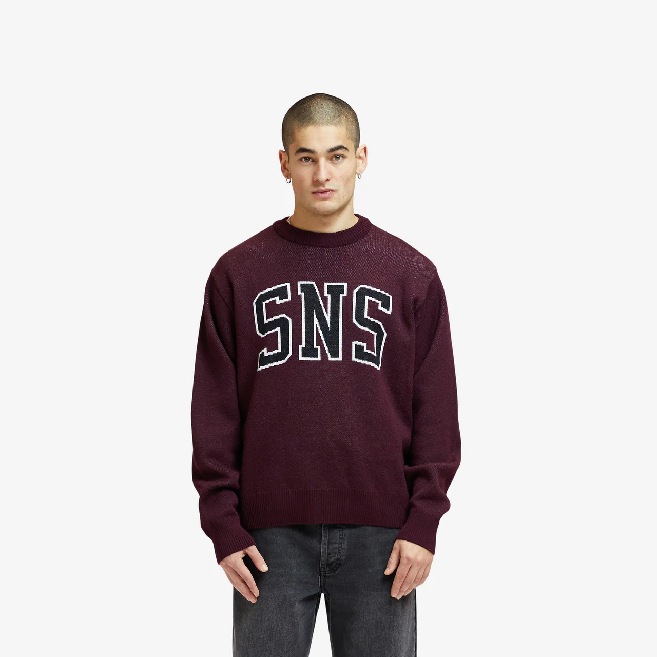 Collegiate Logo Knit Crewneck - Image 3