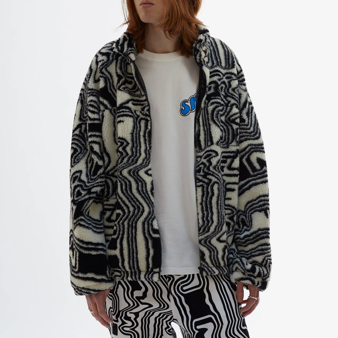 Distorted Fleece Jacket - Image 7