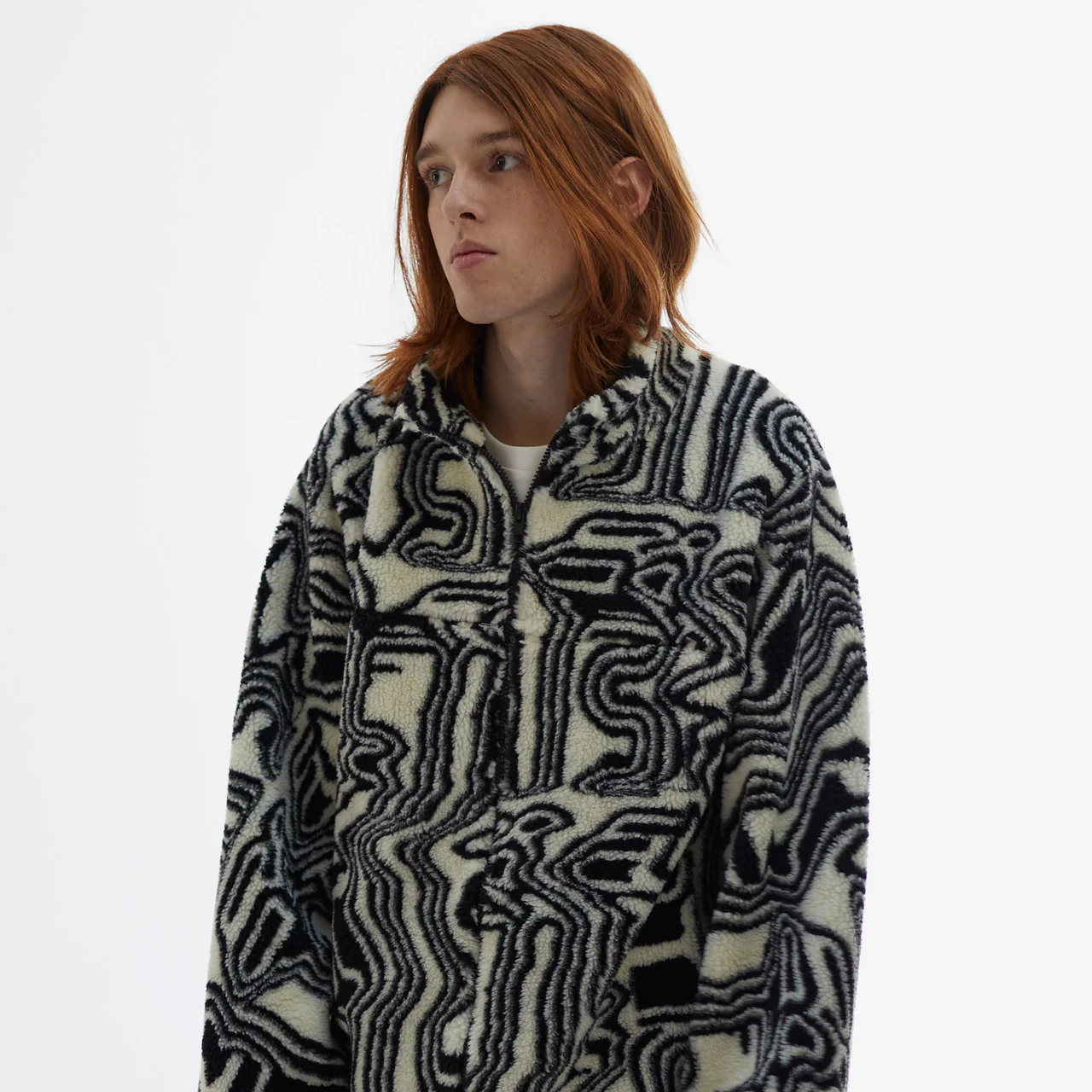 Distorted Fleece Jacket - Image 9