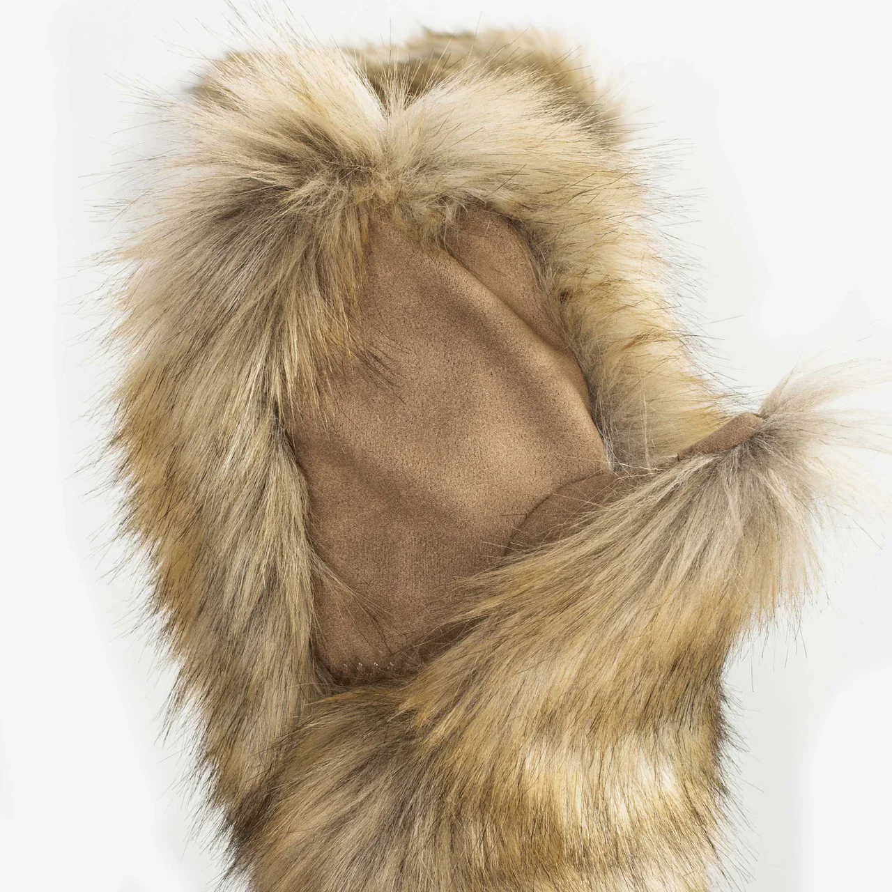 Faux Fur Mittens - Image 4