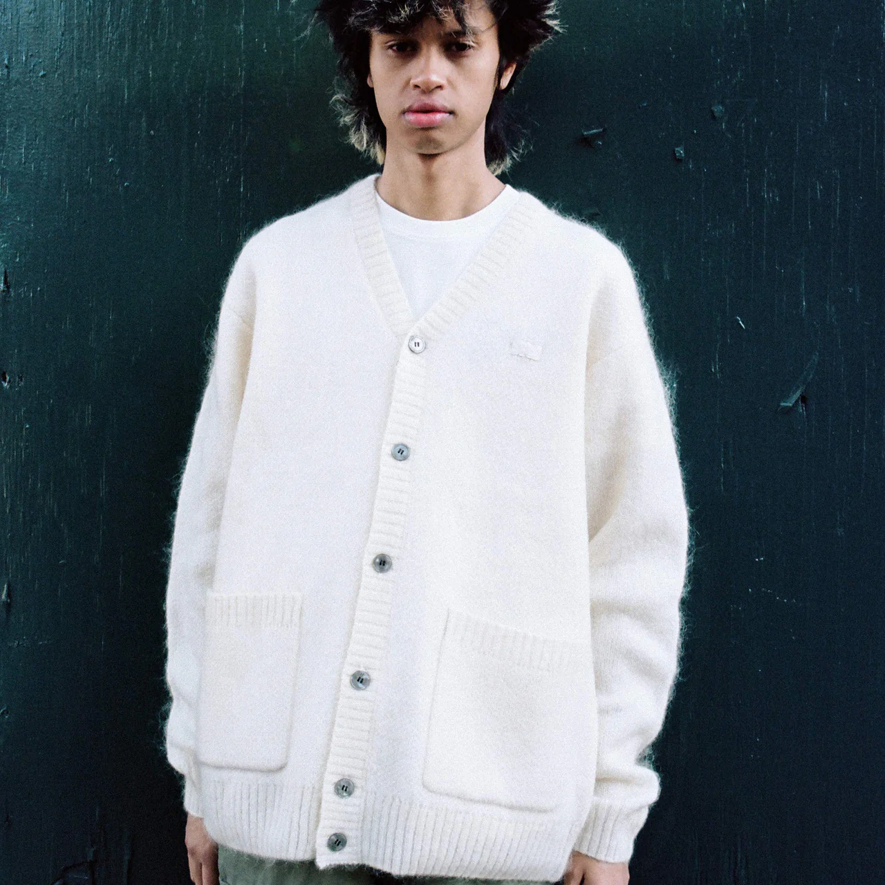 Mohair Knit Cardigan - Image 5