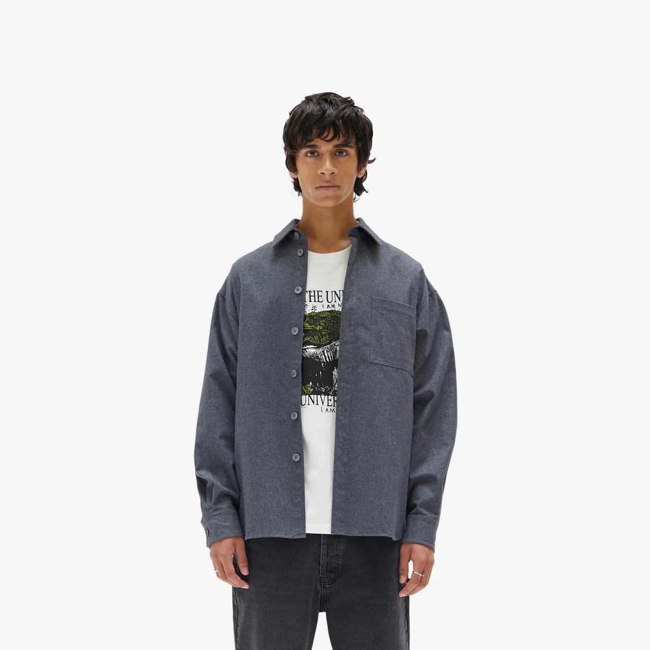 Recycled Cotton Flannel Shirt - Image 3