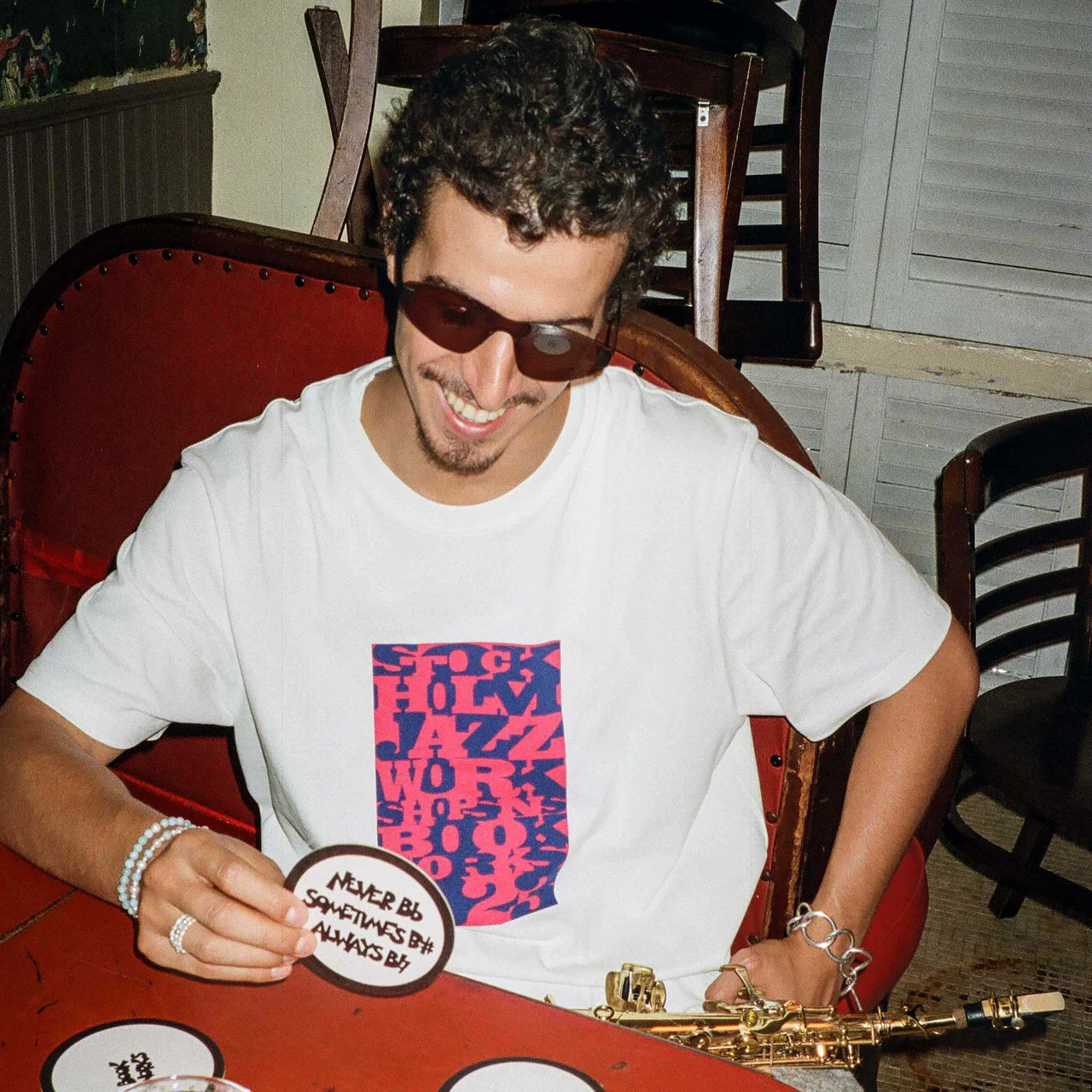 Stockholm Jazz Workshop Tee x Book Works - Image 4